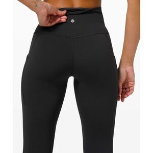 Lululemon Align High Rise Pant with Pockets 25 Black Yoga Leggings Size 6